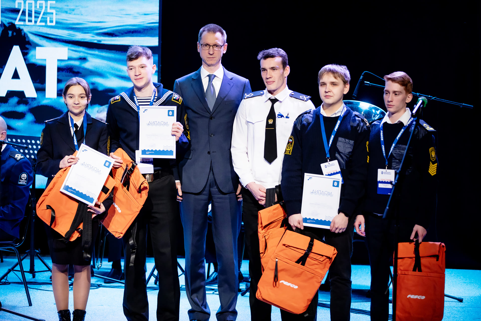 Одним из победителей Морского чемпионата FESCO стала девушка-курсант